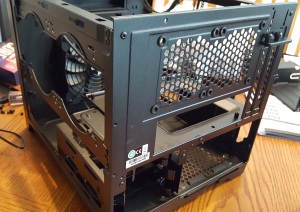 Corsair Obsidian 250D Mini ITX Case with access panels removed